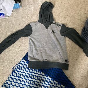 Small Grey American Eagle Hoodie
